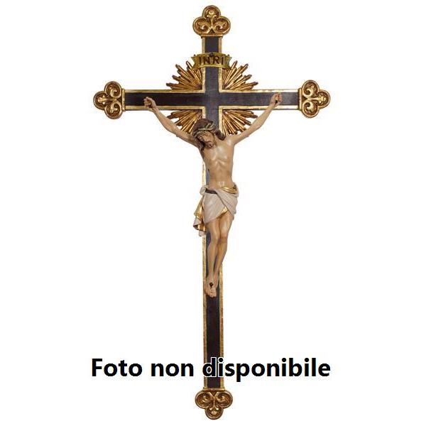 Cristo Siena croce barocca con raggi - 